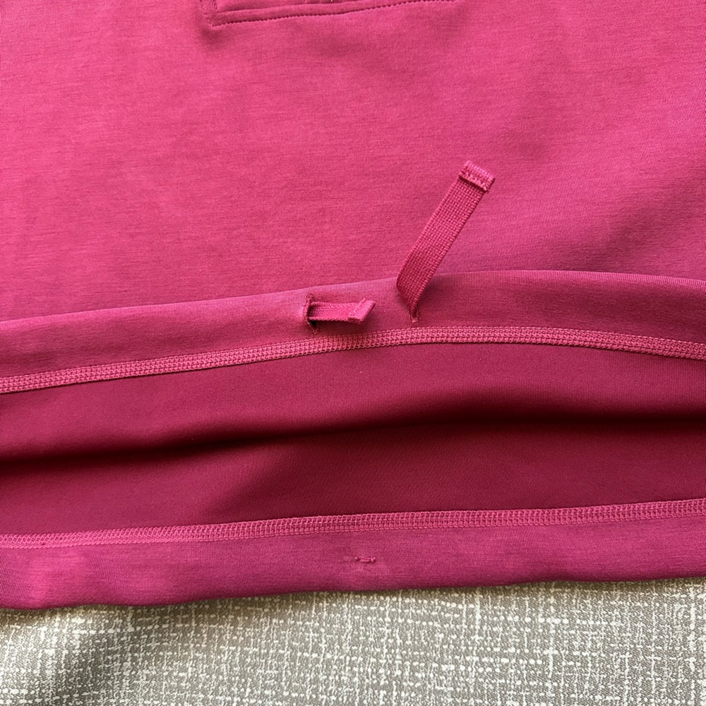 Sweaty Betty Cropped Half Zip Sweatshirt Dolman Sleeve Soft Scuba Pink Women M - Picture 6 of 11
